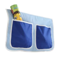 Wohnen Kinderbetten*Kinder Stockbett mit Piraten Stoff in Blau - Conday