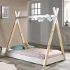 Wohnen Kinderbetten*Kinder Zelt Bett aus Kiefernholz - Acillona