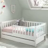 Wohnen Babybetten*Kinderbett in 140x70 mit Rausfallschutz - Cospa