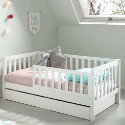 Wohnen Babybetten*Kinderbett in 140x70 mit Rausfallschutz - Cospa