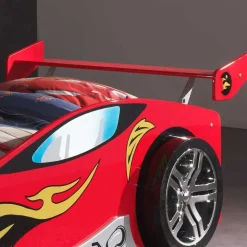 Kinder Wohnen Kinderbett Monoposto in Rot