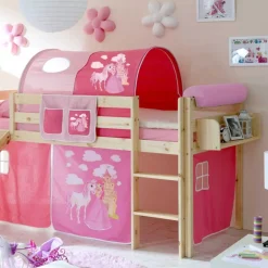 Kinder Wohnen Kinderbett Round mit Rutsche