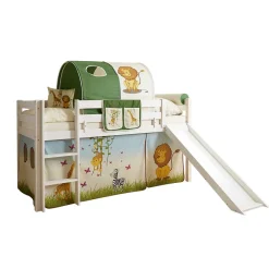 Kinder Wohnen Kinderbett Siorodo mit Rutsche