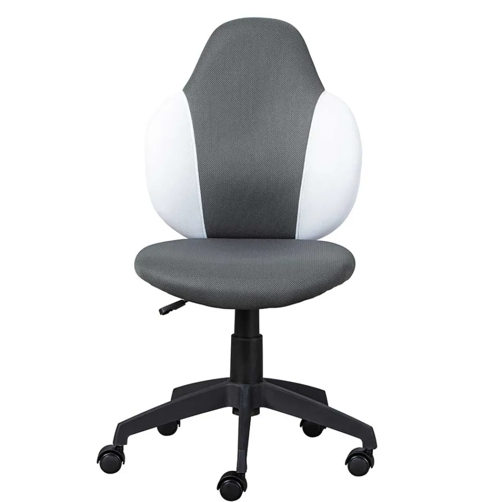 Wohnen Kinderstühle*Kinderdrehstuhl in Dunkelgrau & Weiß - Macress