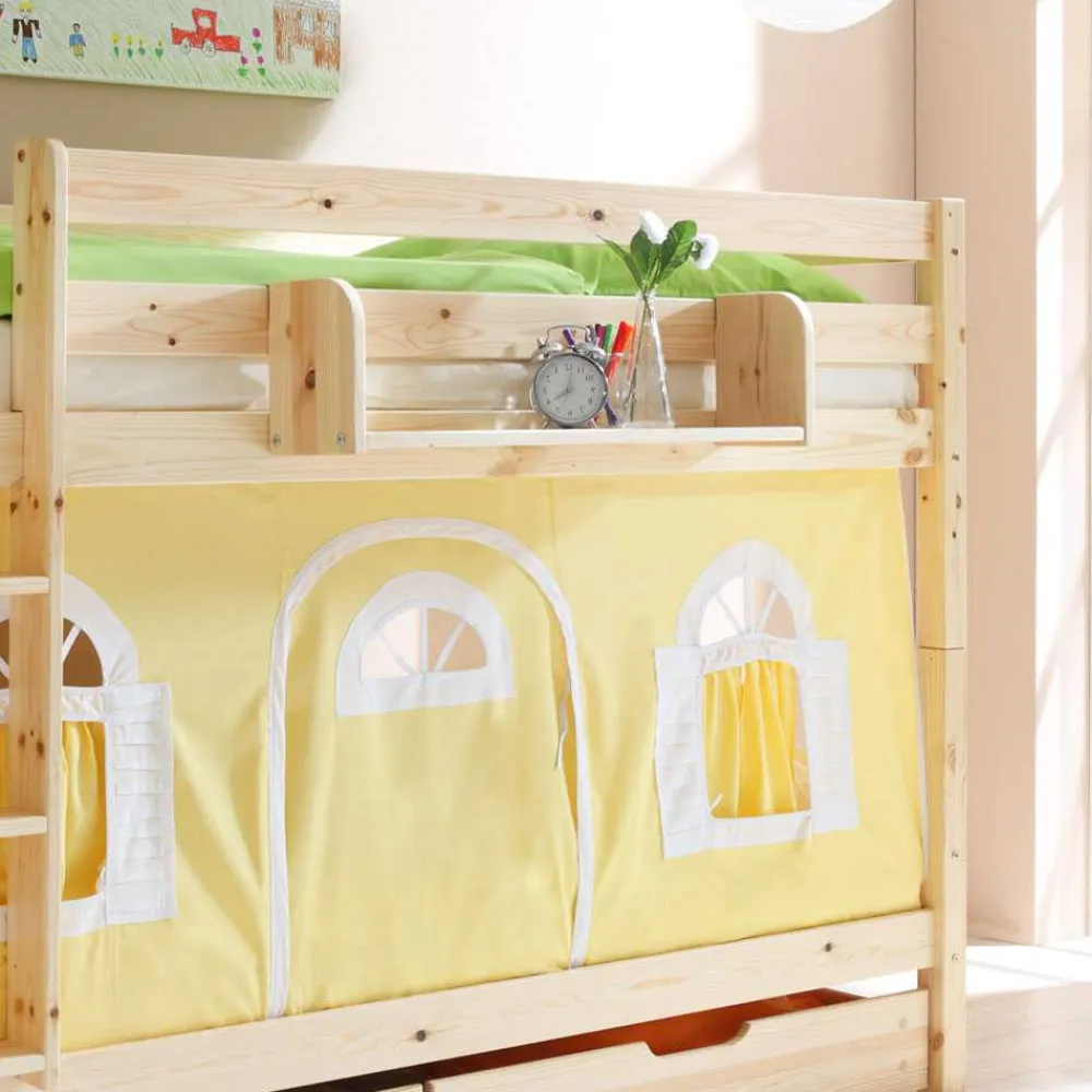Wohnen Kindermöbel|Kinderbetten*Kinderetagenbett Nikosai in Gelb