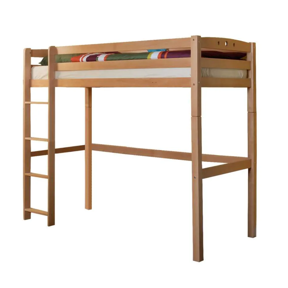 Wohnen Kinderbetten*Kinderhochbett Galazo aus Buche Massivholz