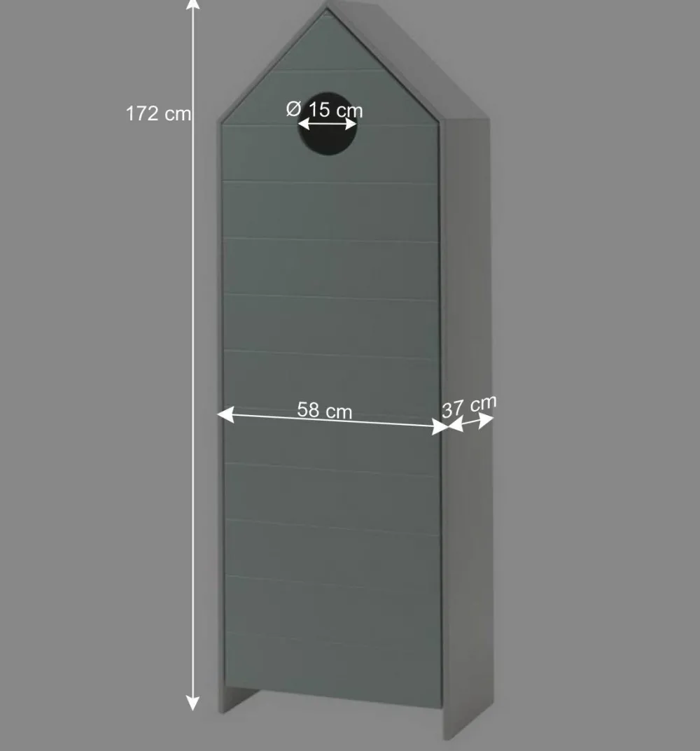 Kinder Wohnen Kindermöbel Kombi in Weiß & Mint - Indefiva (zweiteilig)
