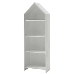 Kinder Wohnen Kinderregal in Hausform mit vier Fächern - Indefiva