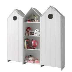 Wohnen Kinderkleiderschränke|Babyzimmerschränke*Kinderschränke & Regal im Haus Look - Indefiva I (dreiteilig)