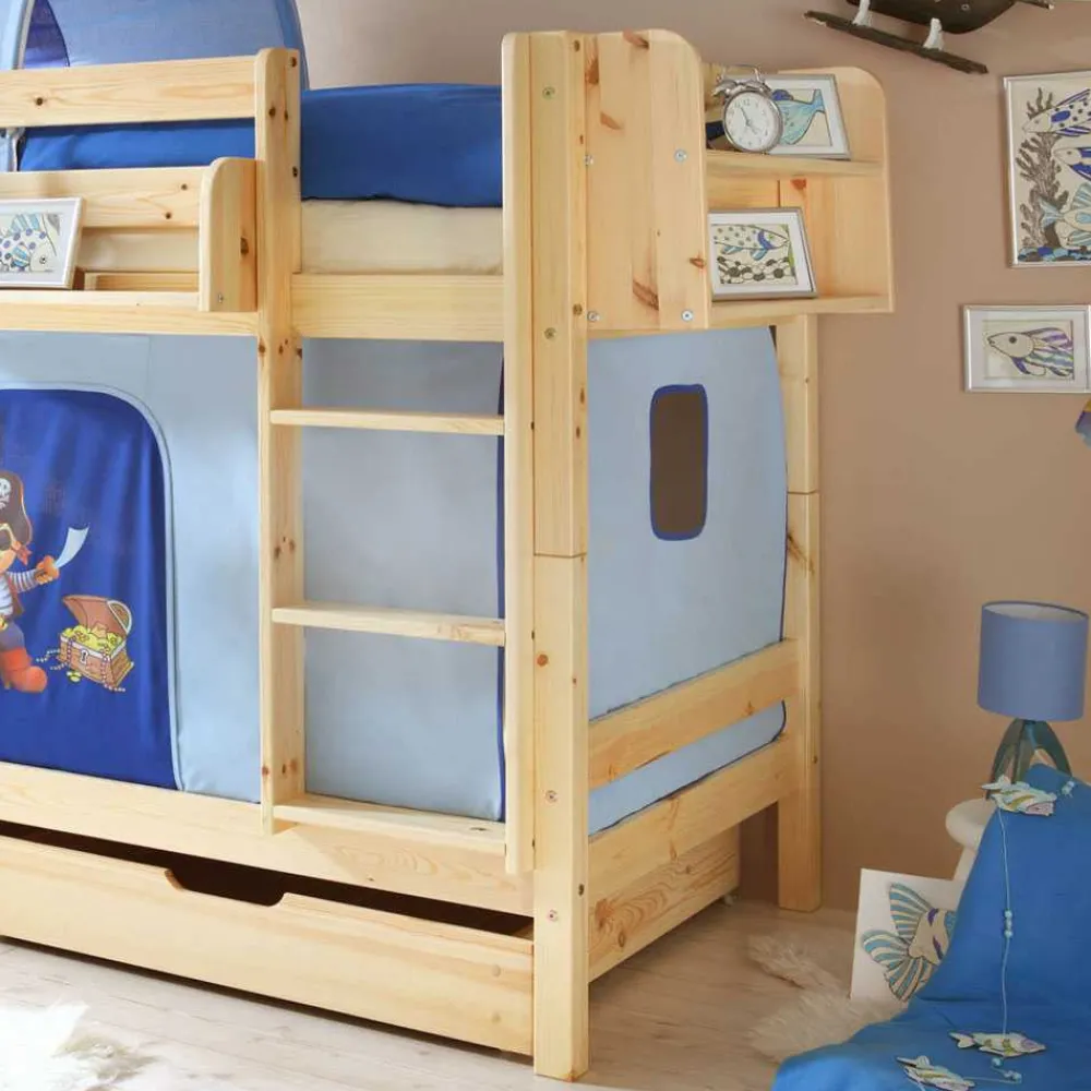 Kinder Wohnen Kinderstockbett Hero im Piraten Design