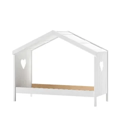 Wohnen Kinderbetten|Kindermöbel*Kinderzimmer Hausbett in Weiß - Grandory