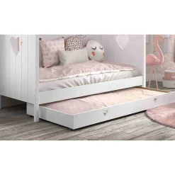 Wohnen Kinderbetten|Kindermöbel*Kinderzimmer Hausbett in Weiß - Grandory