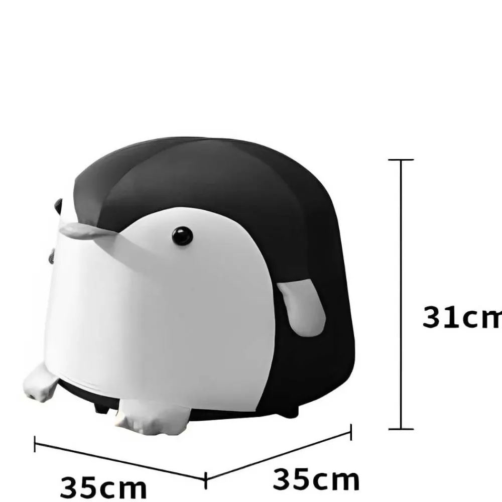 Kinder Wohnen Kinderzimmer Hocker Pinguin in Rosa - Geordi