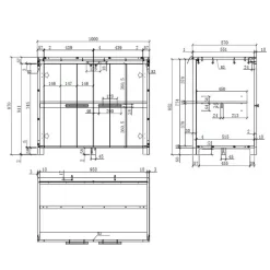 Kinder Wohnen Kinderzimmer Kommode - Wickelaufsatz optional - Ellen
