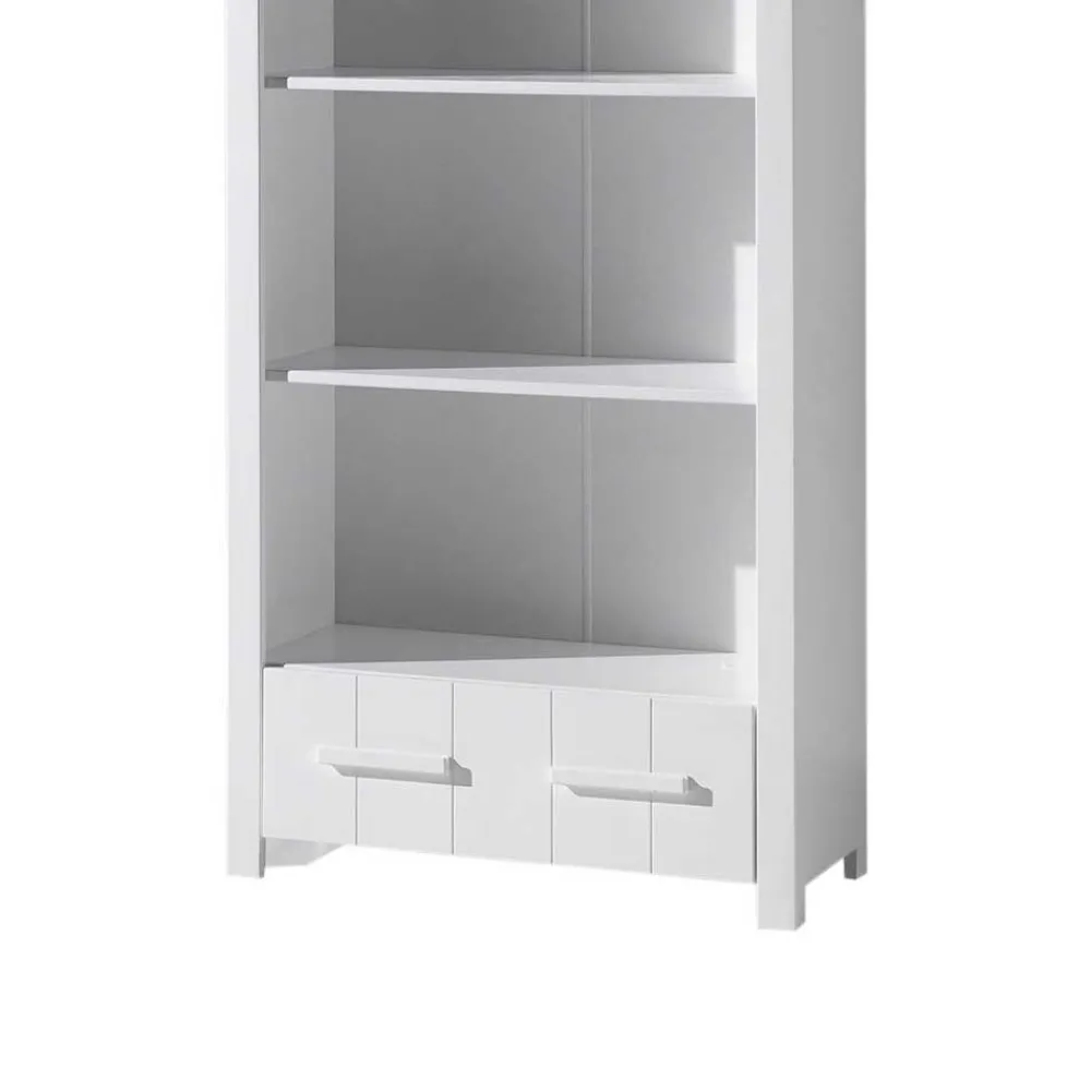 Wohnen Kinderzimmer Komplett*Kinderzimmer Kompletteinrichtung in Weiß - Ellen (fünfteilig)