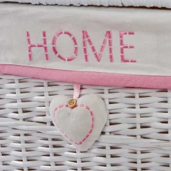 Wohnen Rattanmöbel|Kindermöbel*Kinderzimmer Körbe mit Plüschbär Kopf - Ucera (fünfteilig)