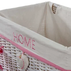 Wohnen Rattanmöbel|Kindermöbel*Kinderzimmer Körbe mit Plüschbär Kopf - Ucera (fünfteilig)