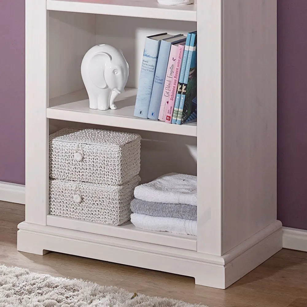 Kinder Wohnen Kinderzimmer Landhaus Regal in Weiß & Grau - Rimesca