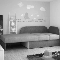 Kinder Wohnen Kinderzimmer Schlafsofa mit Bettkasten - Basiclicata