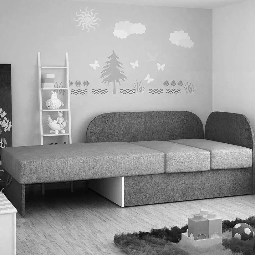 Kinder Wohnen Kinderzimmer Schlafsofa mit Bettkasten - Basiclicata