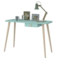 Kinder Wohnen Kinderzimmer Schreibtisch in Mintgrün - Vrespa