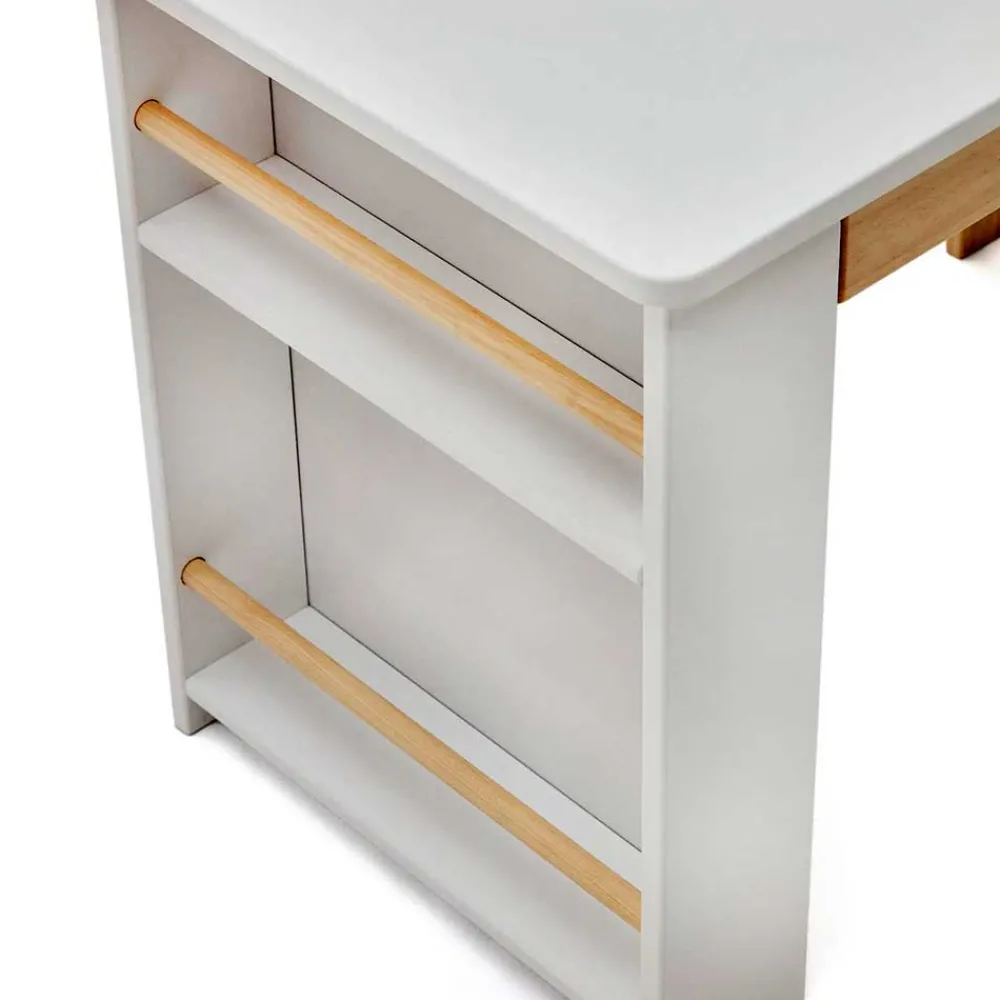 Kinder Wohnen Kinderzimmer Schreibtisch mit Regal und Ablage - Jirup