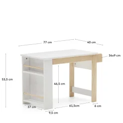 Kinder Wohnen Kinderzimmer Schreibtisch mit Regal und Ablage - Jirup