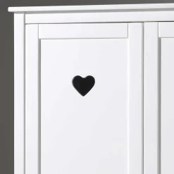 Wohnen Kinderzimmer Komplett|Kindermöbel*Kinderzimmer-Einrichtung mit Herz - Grandory (dreiteilig)