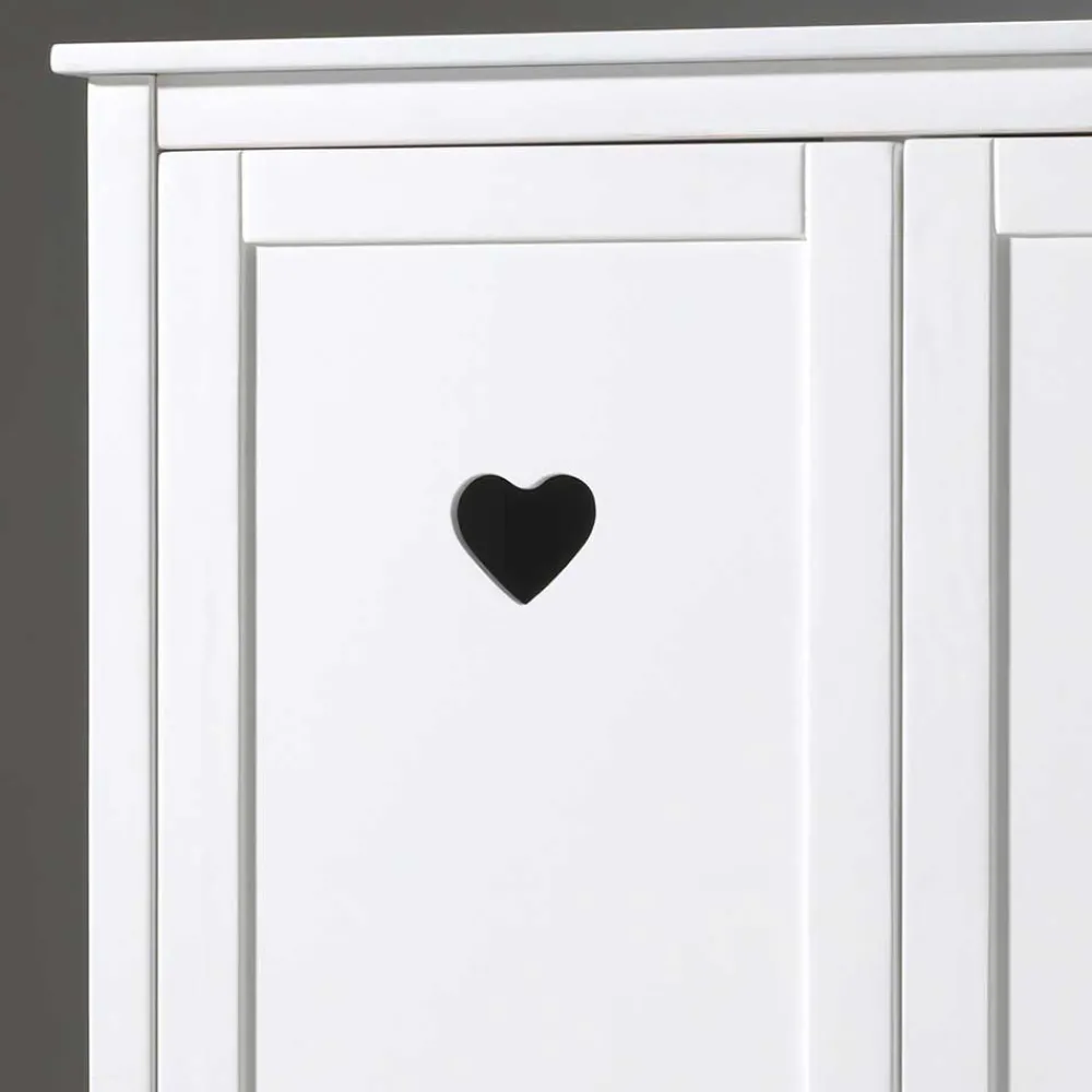 Wohnen Kinderzimmer Komplett|Kindermöbel*Kinderzimmer-Einrichtung mit Herz - Grandory (dreiteilig)