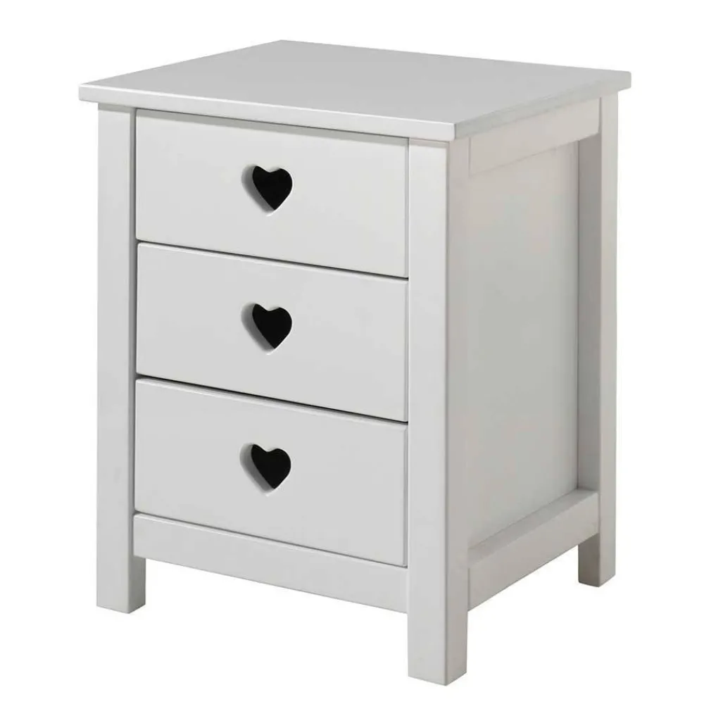 Wohnen Kinderzimmer Komplett|Kindermöbel*Kinderzimmer-Einrichtung mit Herz - Grandory (dreiteilig)