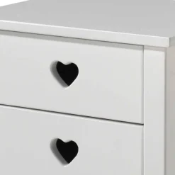 Wohnen Kinderzimmer Komplett|Kindermöbel*Kinderzimmer-Einrichtung mit Herz - Grandory (dreiteilig)