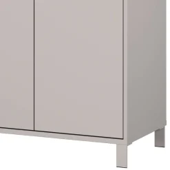 Kinder Wohnen Kinderzimmerschrank in Hellgrau - Afilon