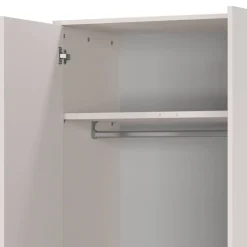 Kinder Wohnen Kinderzimmerschrank in Hellgrau - Afilon