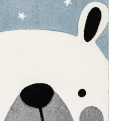 Kinder Wohnen Kinderzimmer-Teppich mit Eisbär Motiv - Beaching