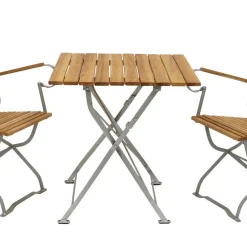 Wohnen Klappbare Biergartenmöbel für 2 Personen - Maylin (dreiteilig)