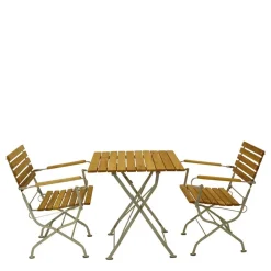 Wohnen Klappbare Gartengruppe aus Robinie - Valdiza (dreiteilig)