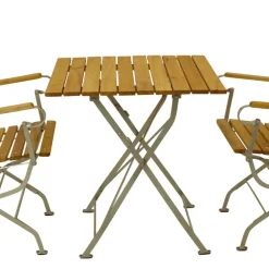 Wohnen Klappbare Gartengruppe aus Robinie - Valdiza (dreiteilig)