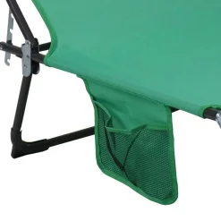 Wohnen Balkonmöbel|Metall-Gartenmöbel*Klappbare Gartenliege mit Dach - Bobila