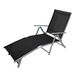 Wohnen Klappbare Gartenliege Ziadovas mit Kunststoff Gewebe