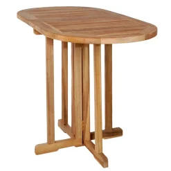 Wohnen Teakholz-Gartenmöbel|Gartentische*Klappbarer Balkontisch aus Teakholz - Senvelita