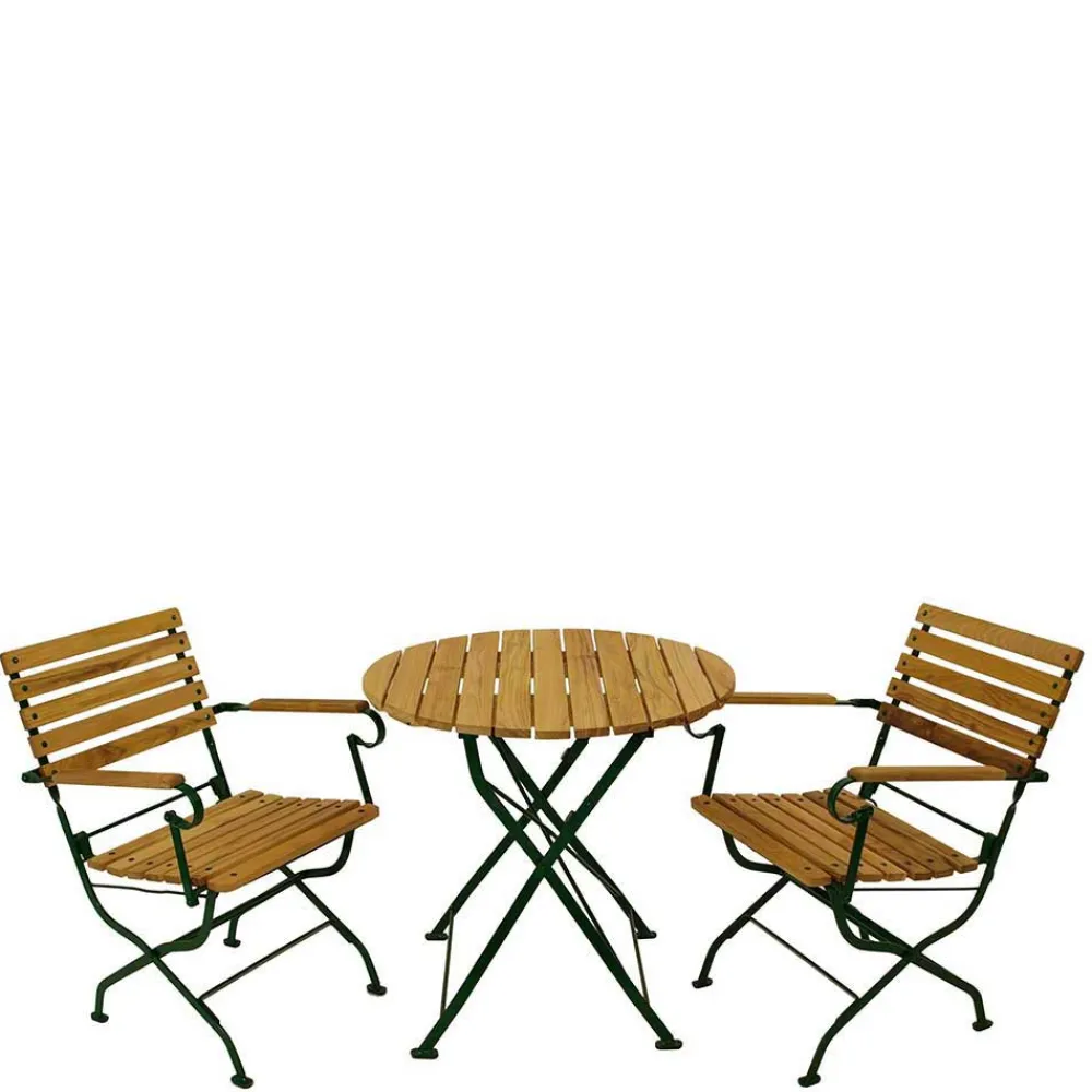 Wohnen Klappbarer Balkontisch mit Klappstühlen - Socavo (dreiteilig)