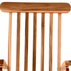 Wohnen Balkonmöbel|Teakholz-Gartenmöbel*Klappbarer Deckchair inklusive Fußablage - Klahuma