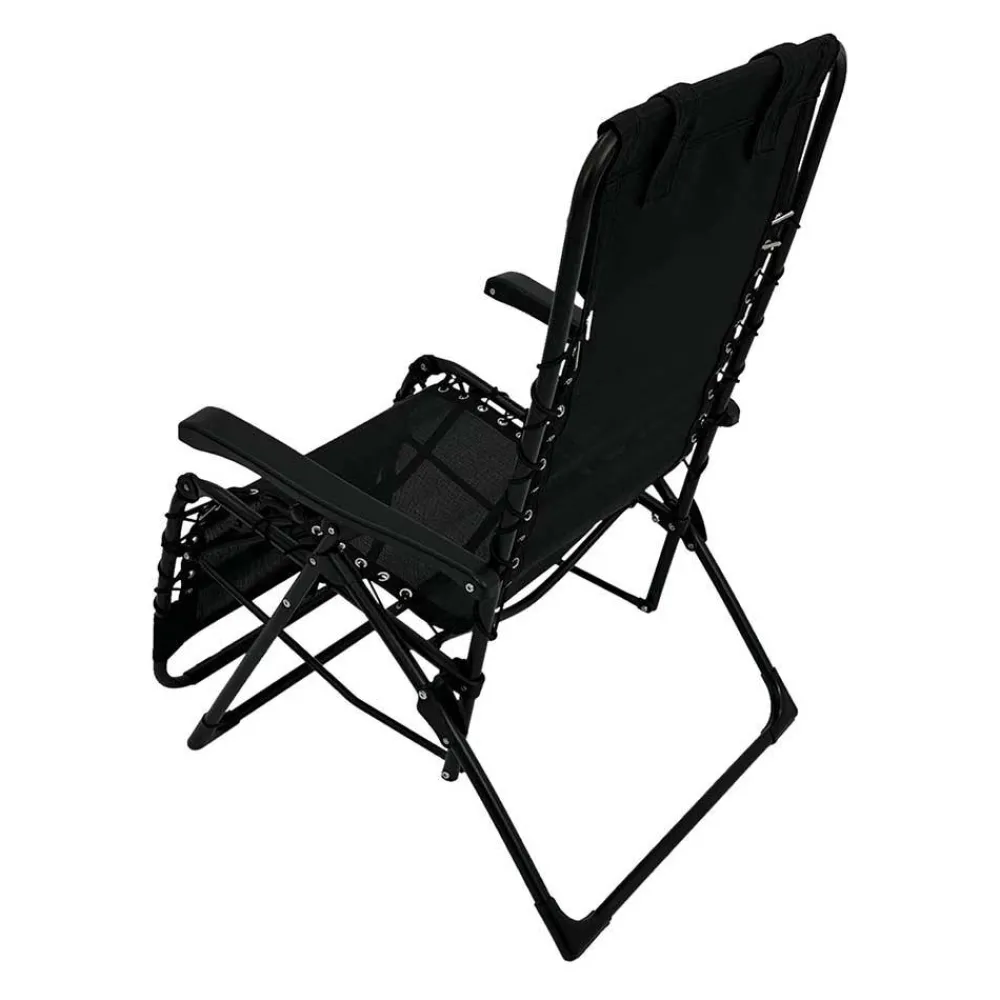 Wohnen Klappbarer Gartensessel aus Mesh & Stahl - Liesca