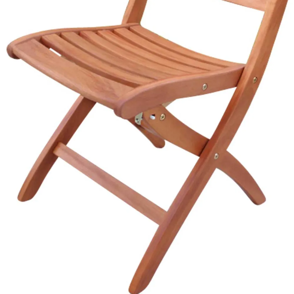 Wohnen Balkonmöbel*Klappbarer Gartenstuhl Nathalie aus Holz massiv (2er Set)