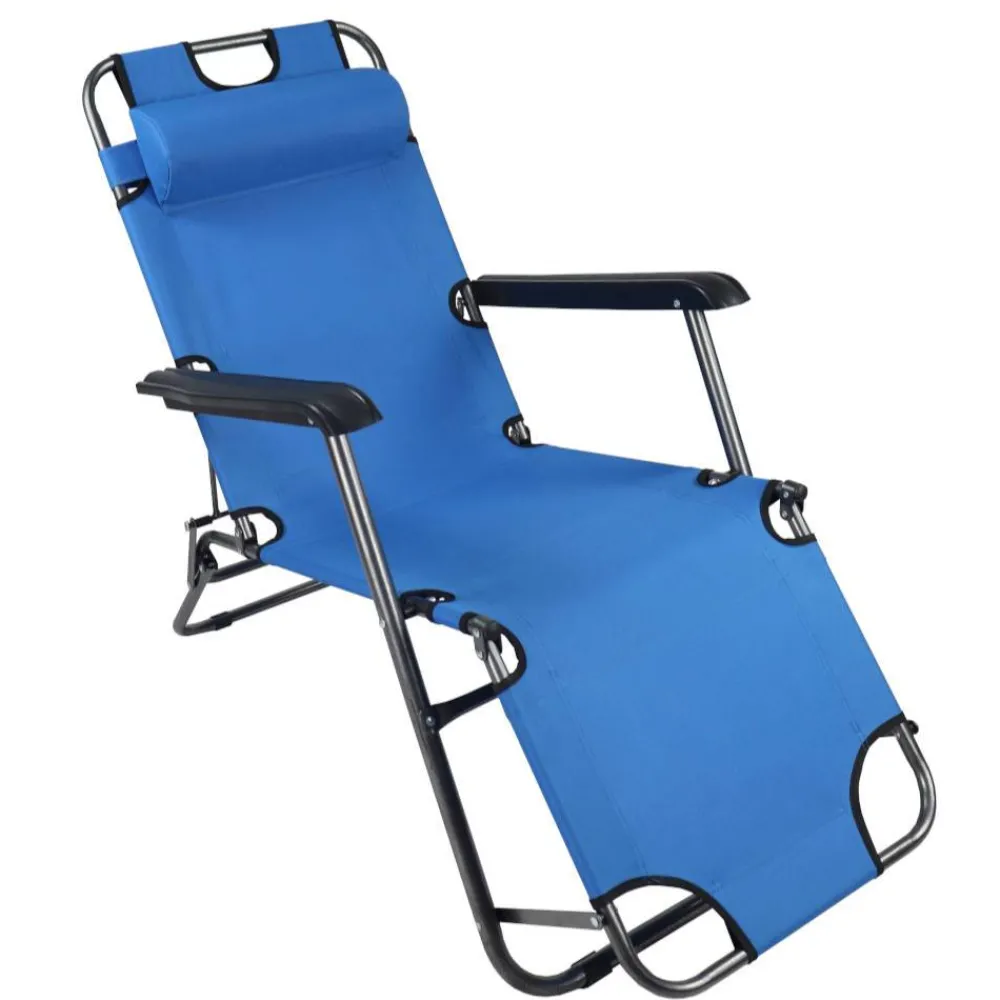 Wohnen Metall-Gartenmöbel|Balkonmöbel*Klappbarer Liegestuhl für den Garten - Motoria