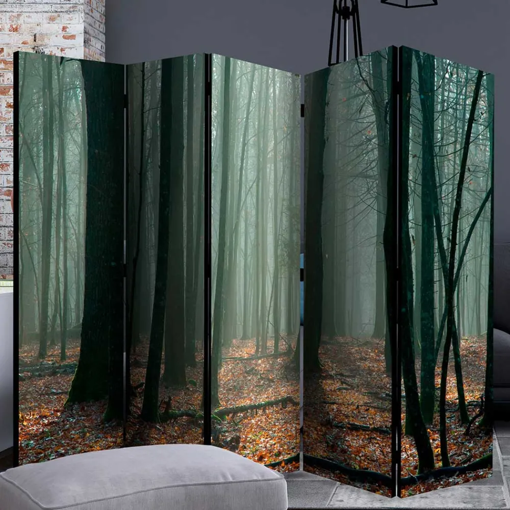Wohnen Klappbarer Paravent Herbstwald Fotodruck - Stacie
