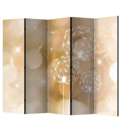 Wohnen Klappbarer Paravent mit Pusteblumen - Ansonka