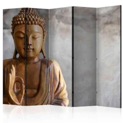 Wohnen Klappbarer Raumteiler mit Leinwand - Casandro