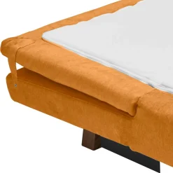 Wohnen Sofas|Sofa*Klappcouch in Ocker mit Eiche - Lyra