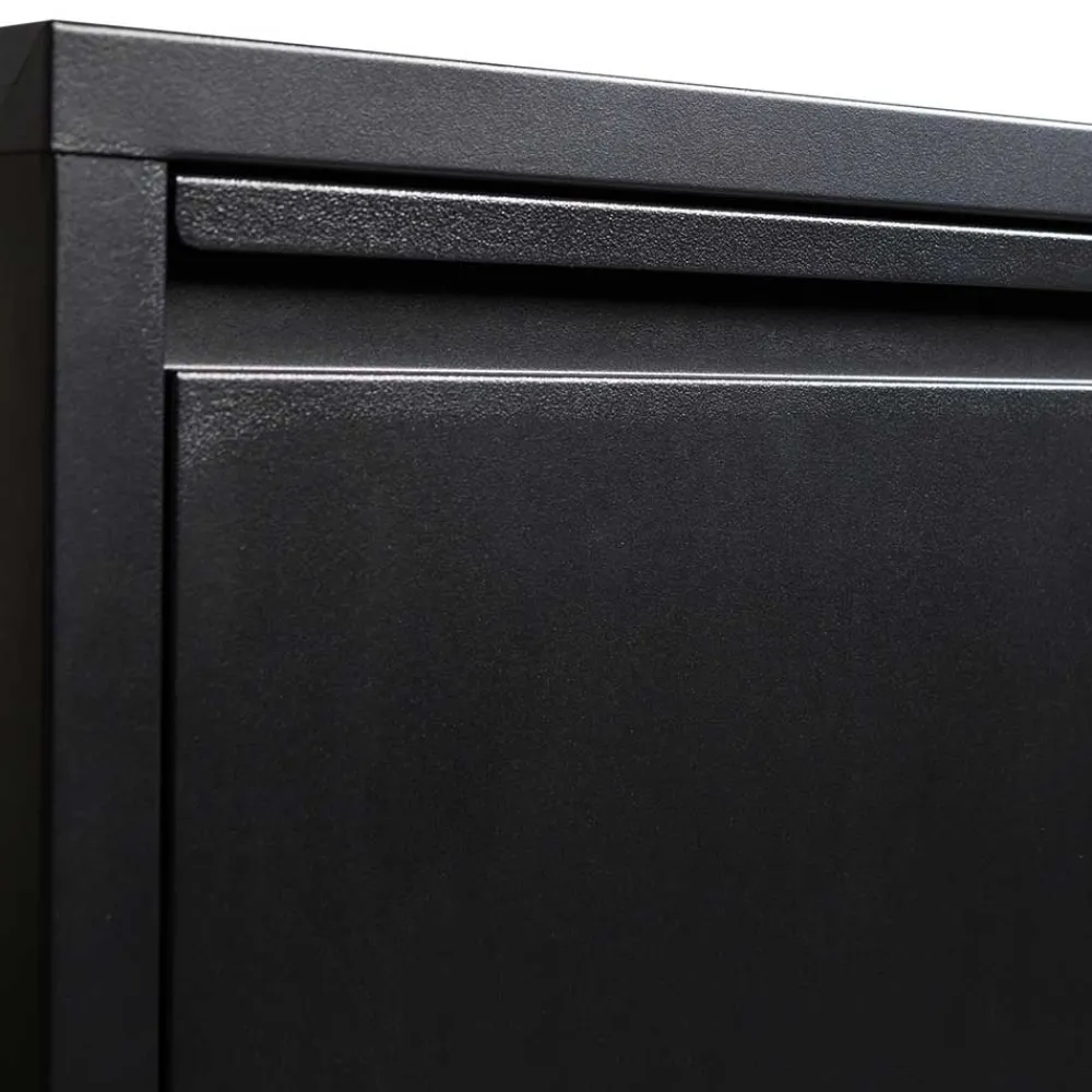 Wohnen 3-Klappen-Schuhschrank in Schwarz - Matic